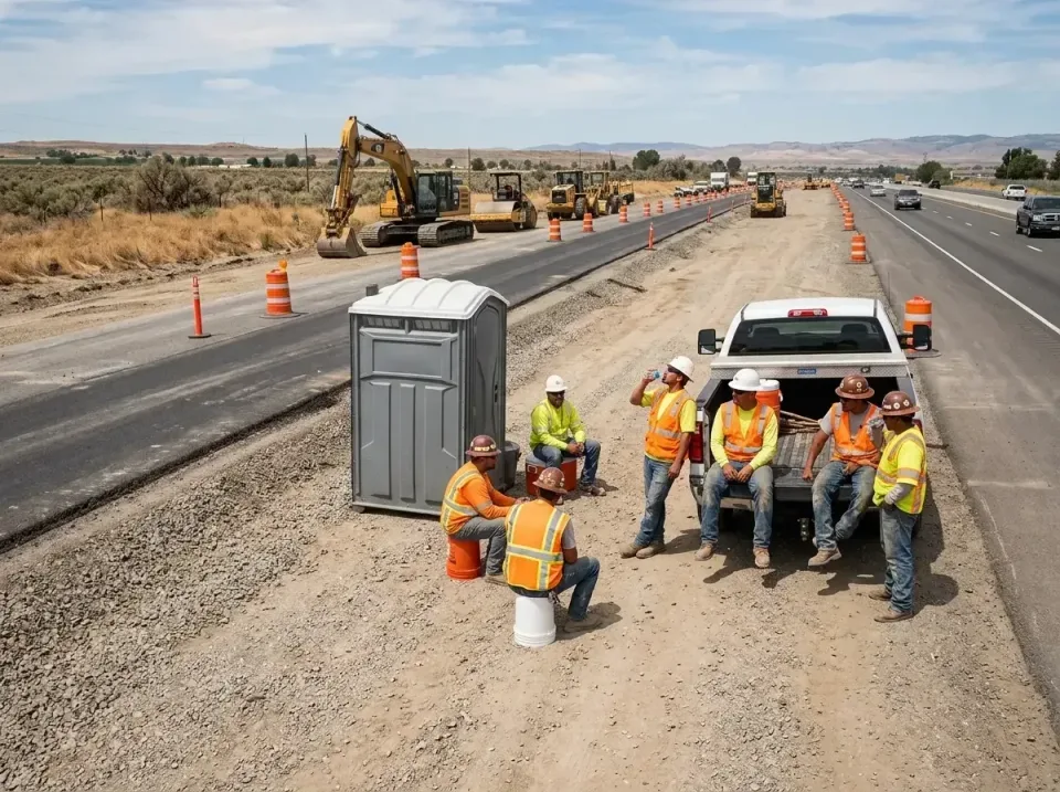 highway-road-construction-crew-007 — frequently asked questions, Porta Potty and Restroom Rentals in Cedar Grove, FL